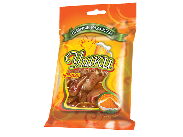 Уши свиные пряные "Пивные радости" (100гр) в Сочи