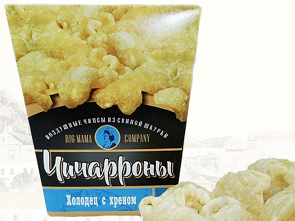 Чичарроны со вкусом холодца и хрена в Сочи