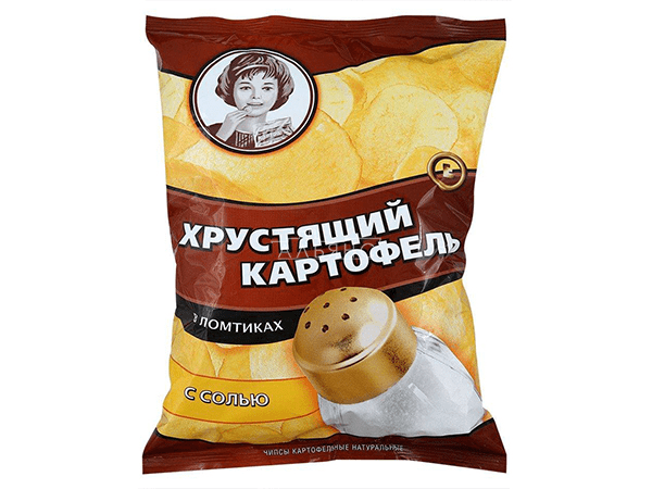 Картофельные чипсы "Девочка" 40 гр. в Сочи