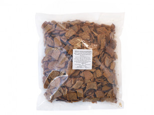 Щука (бабочка) холодного копчения: Гренки черные со вкусом красной икры