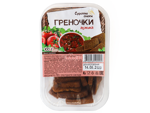 Сурские гренки с Аджикой (100 гр) в Сочи