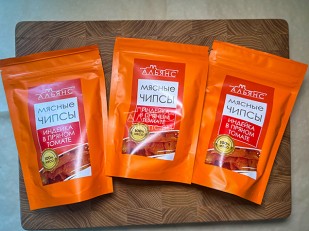 Снеки к пиву: Мясо (АЛЬЯНС) вяленое индейка 