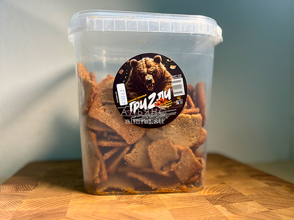 Ведро Ржаные гренки со вкусом Крылышки Барбекю (1 кг) в Сочи