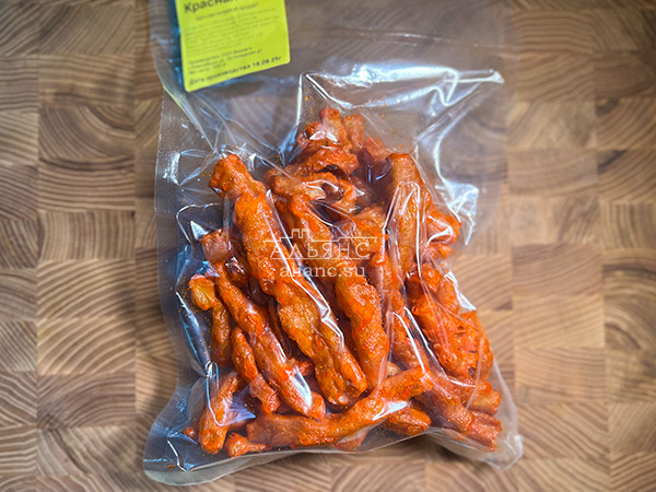 Жареный сыр СПАГЕТТИ "Красная икра" в Сочи