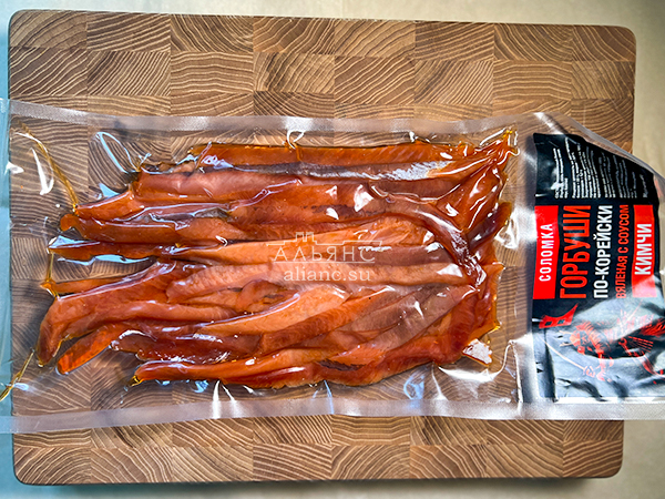 Горбуша соломка по-корейски в Сочи