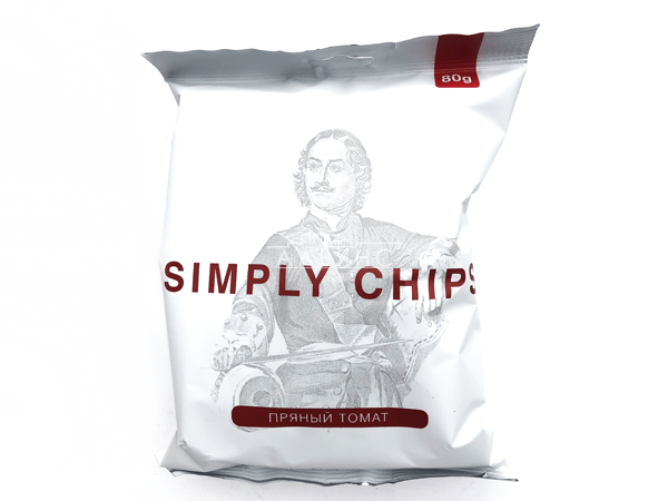 Картофельные чипсы "Simple chips" Пряный томат 80 гр. в Сочи